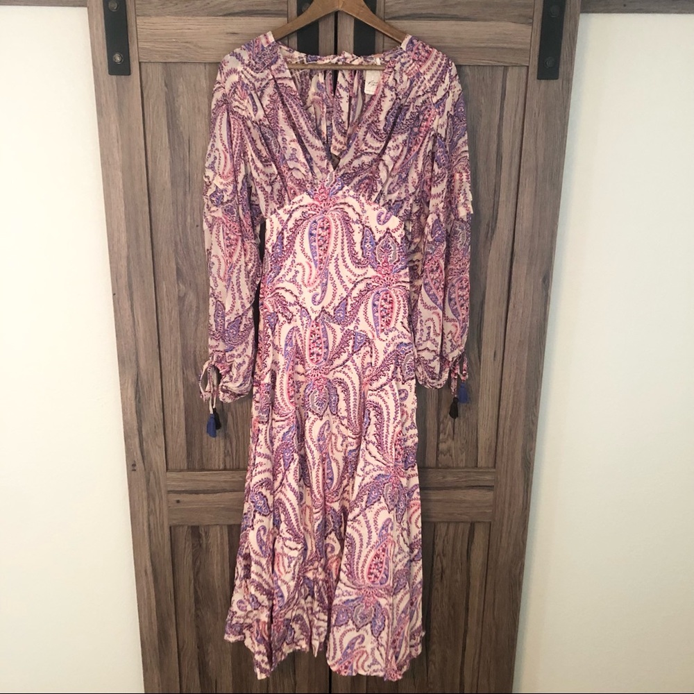 Free People Mirage Maxi Dress in Tea Combo - Picture 4 of 9